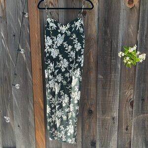 Abercrombie High-Slit Midi Dress